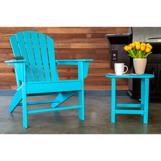 Blue Traditional Adirondack Chair